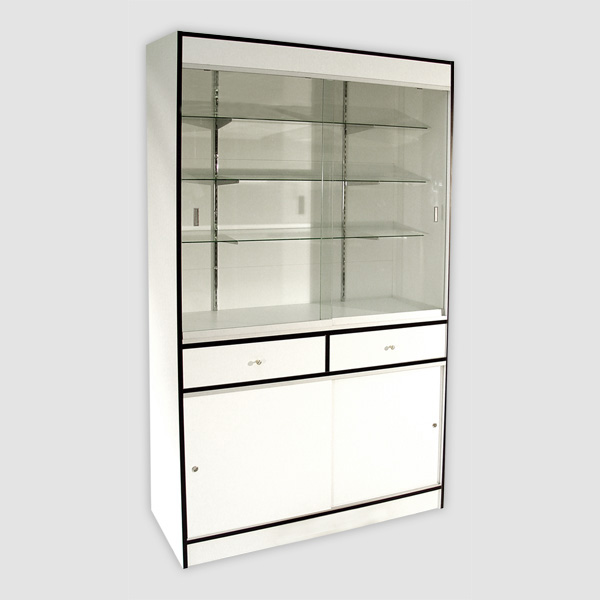 HALF VIEW WALLCASE WITH DRAWERS